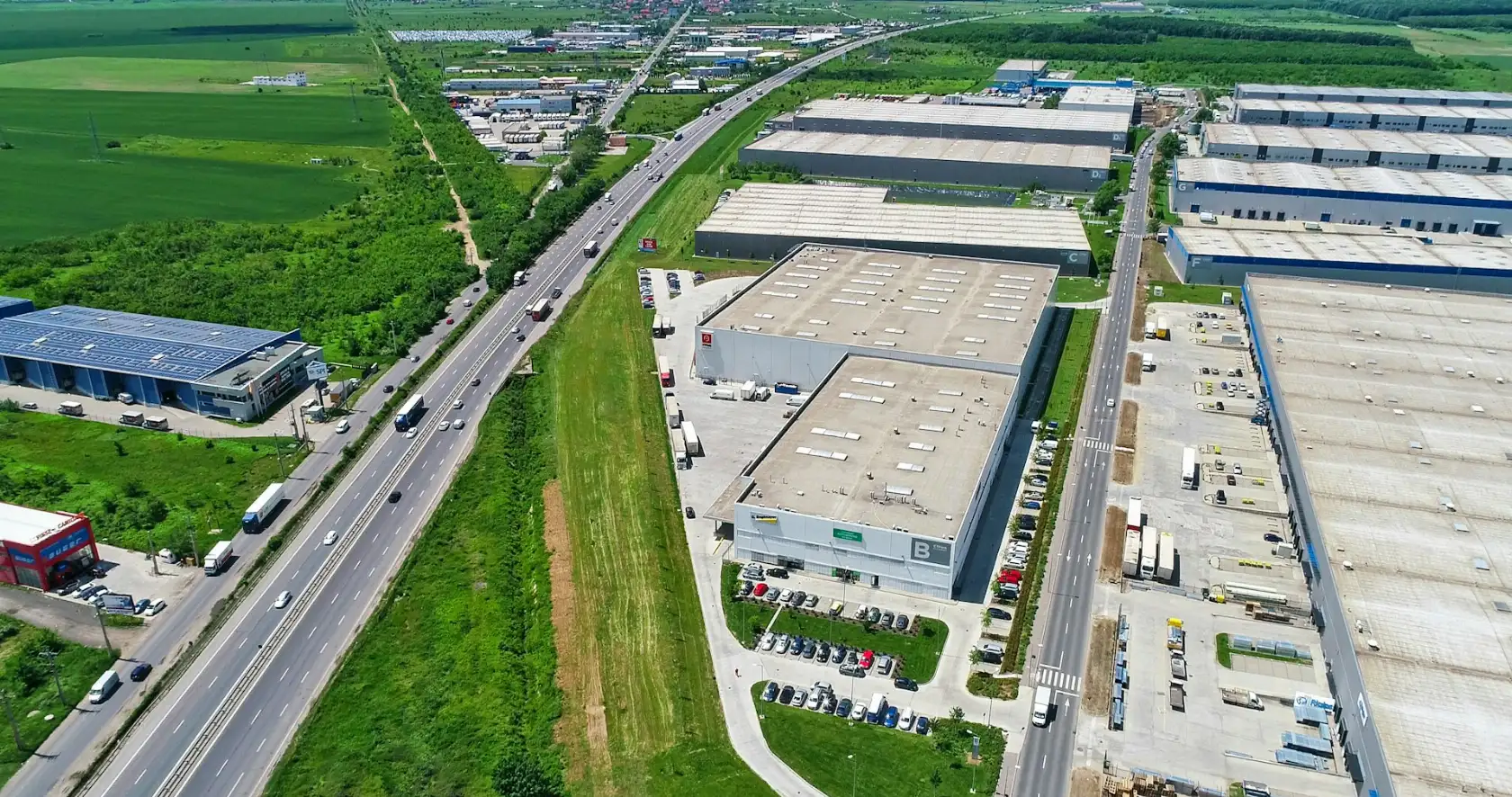 Toàn cảnh khu công nghiệp nhìn từ trên cao